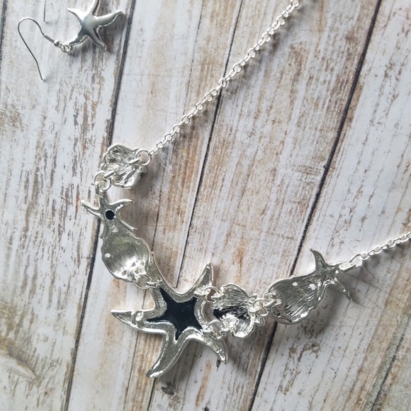☀️SALE☀️ Starfish abalone necklace set - Picture 6 of 7